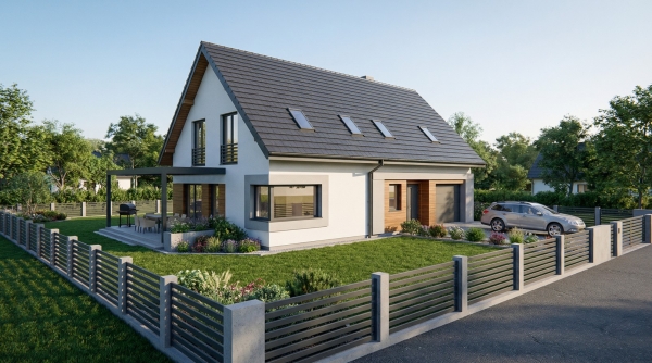 Indywidualny projekt domu jednorodzinnego w Borkowie