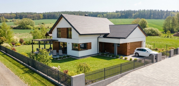 Indywidualny projekt domu jednorodzinnego w Pręgowie EMER-architekci