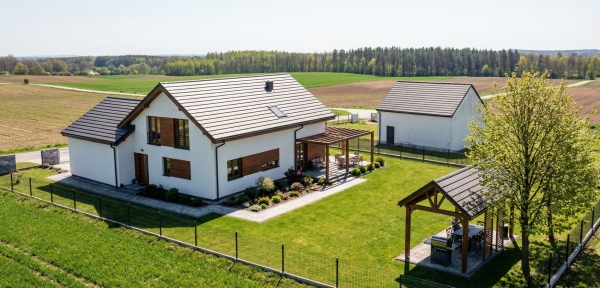 Projekt domu jednorodzinnego w Pręgowie EMER-architekci