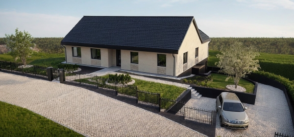 Indywidualny projekt domu jednorodzinnego w Złej Wsi EMER-architekci