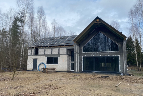 Budowa nowoczesnego domu jednorodzinnego w Przywidzu EMER-architekci