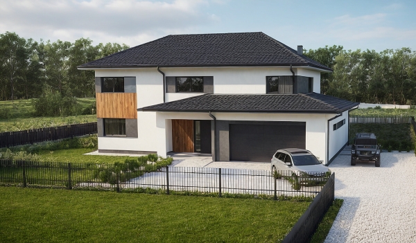 Projekt nowoczesnego domu w Gdańsku w dzielnicy Matarnia EMER-architekci