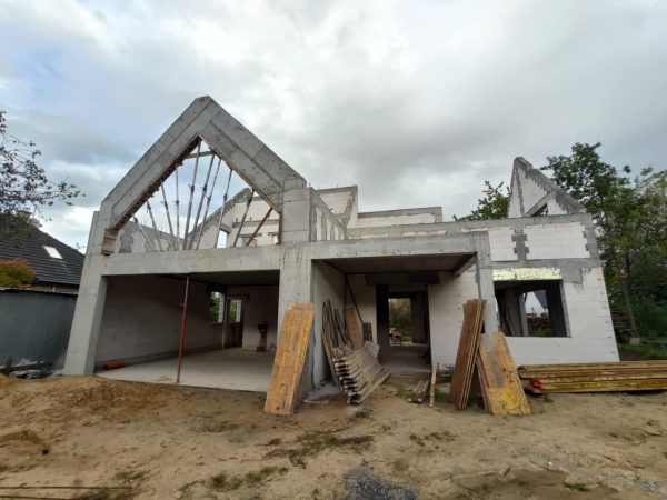 Indywidualny projekt domu jednorodzinnego w Borkowie obok Gdańska EMER-architekci