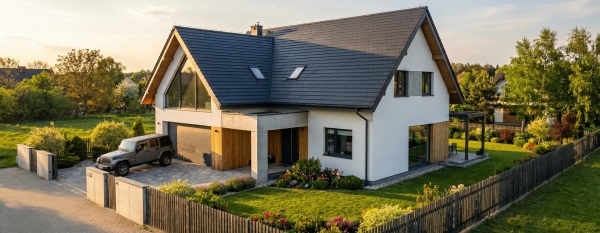 Projekt nowoczesnego domu w Borkowie obok Gdańska EMER-architekci