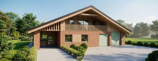 Dom jednorodzinny w Wojanowie front