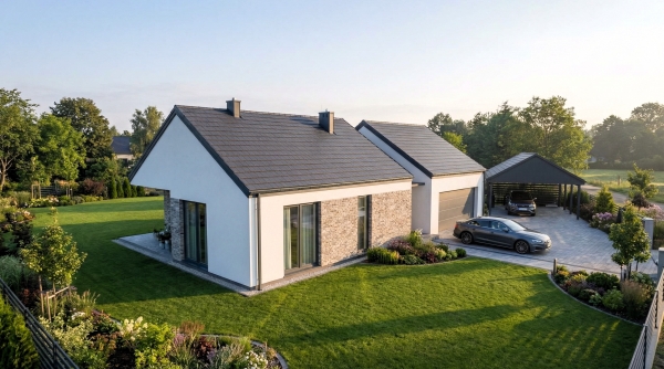 Nowoczesny dom parterowy w Straszynie EMER-architekci