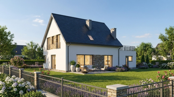 Indywidualny projekt domu z poddaszem użytkowym w Rokitnicy EMER-architekci