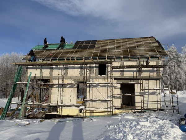 Budowa domu w Pomlewie według projektu indywidualnego EMER-architekci