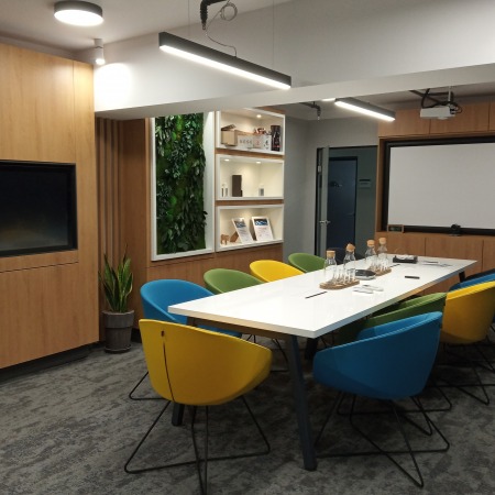 PROJEKT SALI KONFERENCYJNEJ FIRMY W PRUSZCZU GDAŃSKIM