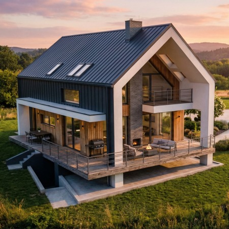 NOWOCZESNA STODOŁA W POMLEWIE