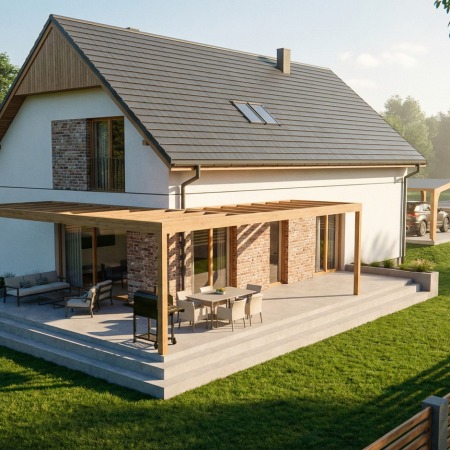 DOM Z PODDASZEM UŻYTKOWYM W PAWŁOWIE