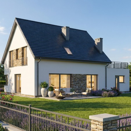 DOM DLA RODZINY 2+2 W ROKITNICY